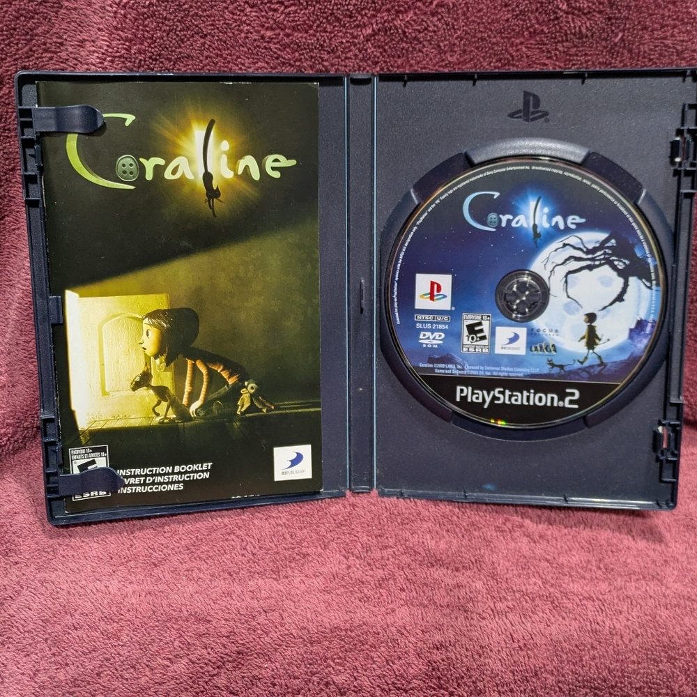 🔥CORALINE 🔥 Rare Sony PS2 Complete Game In Box | VGC - Picture 2 of 10
